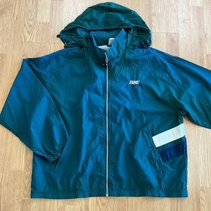 Vintage Bike Hooded Windbreaker Jacket Sz XL